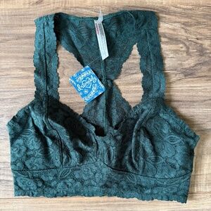 NWT - Free People Galloon Lace Racerback Bra S